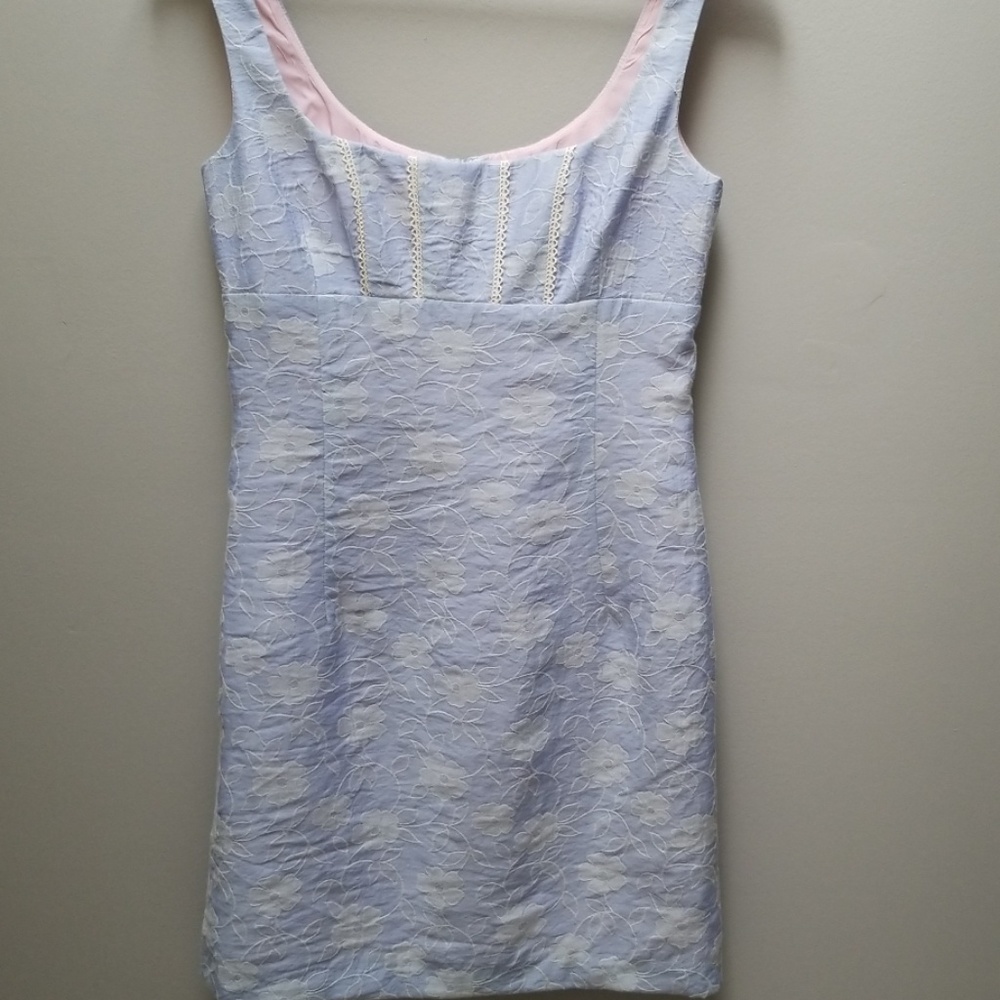 Nanette Lepore beautiful periwinkle short dress 2